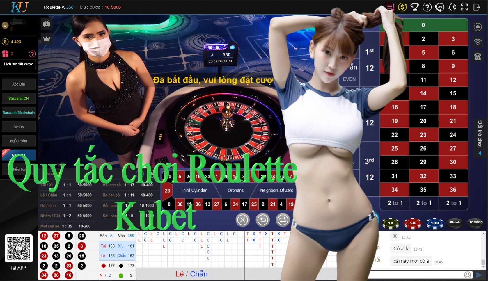Cách chơi Roulette đơn giản và hiệu quả Kubet